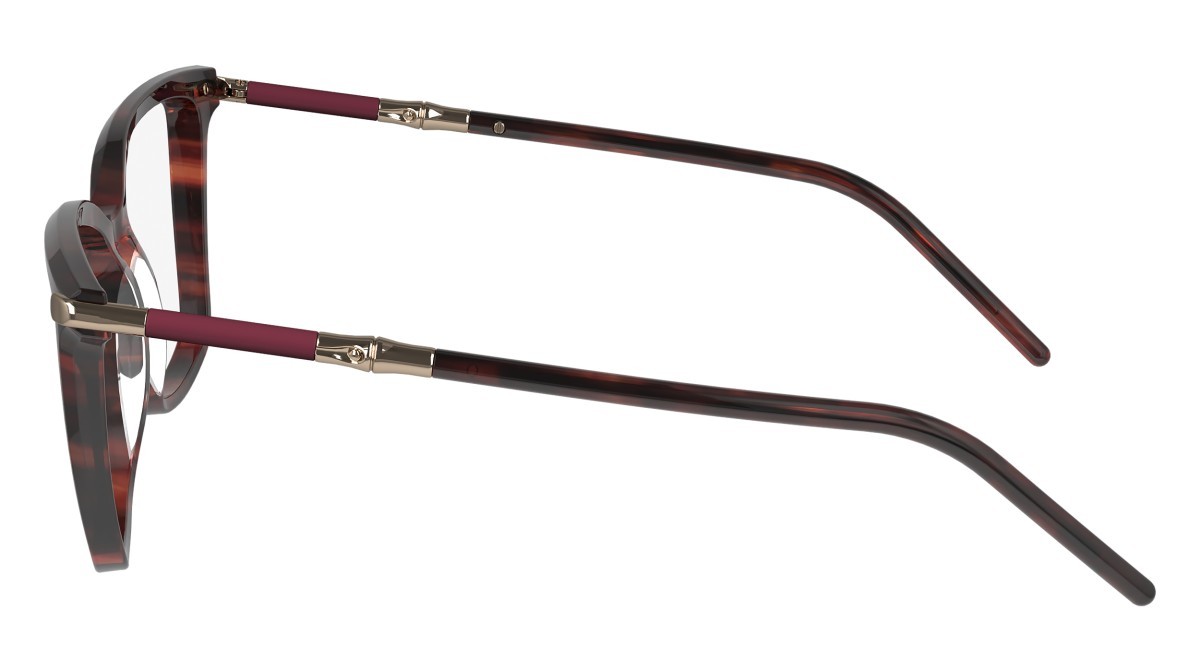 Brillen Longchamp LO2726 (602) farbe red horn form cat-eye 