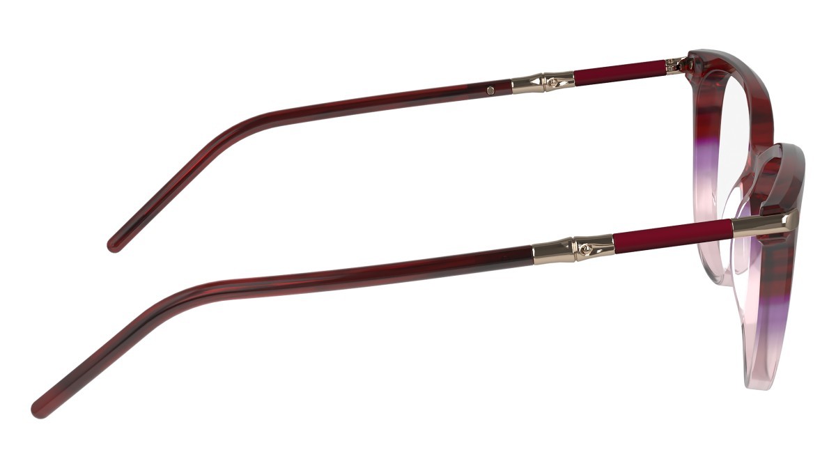 Brillen Longchamp LO2727 (603) farbe gradient burgundy pink form cat-eye 