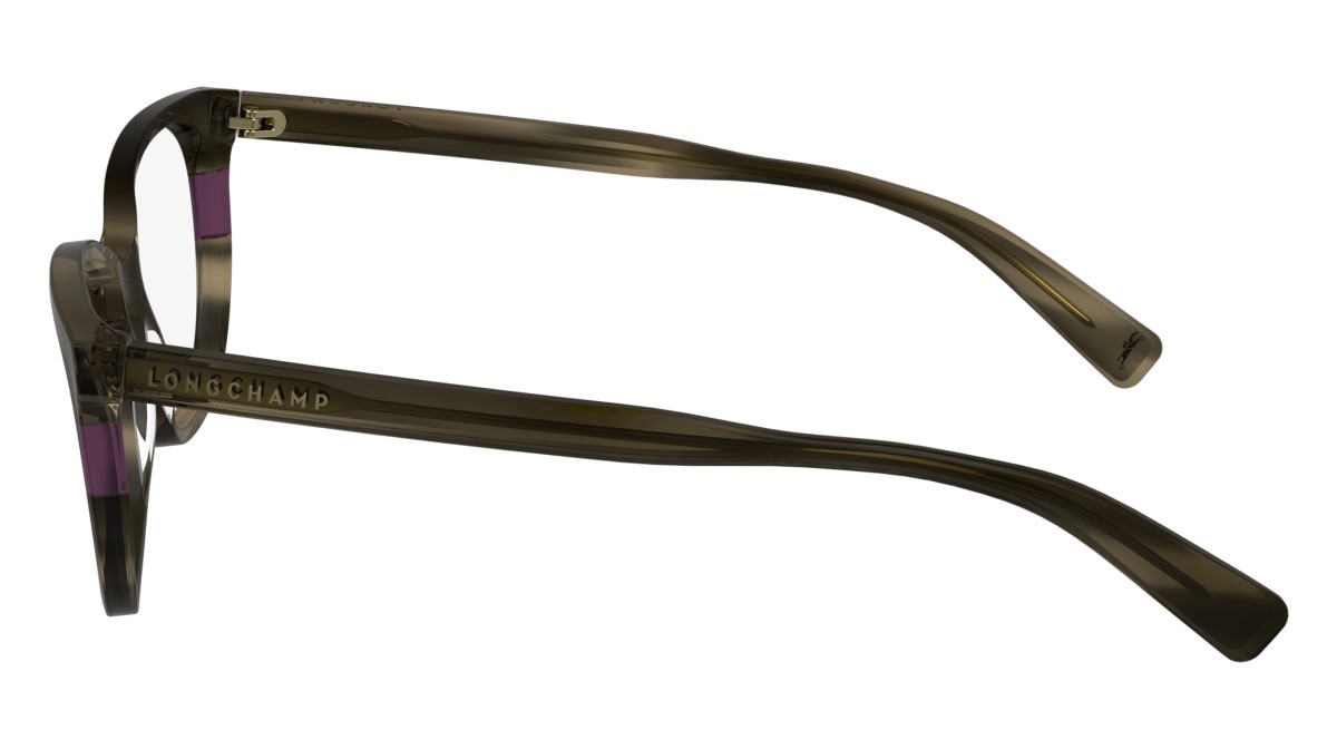 Occhiali da vista Longchamp LO2739 (211) colore striped brown forma rettangolare lenti demo