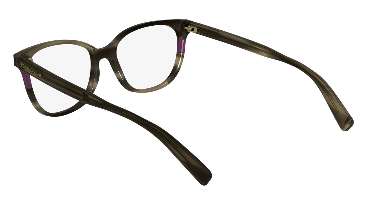 Occhiali da vista Longchamp LO2739 (211) colore striped brown forma rettangolare lenti demo