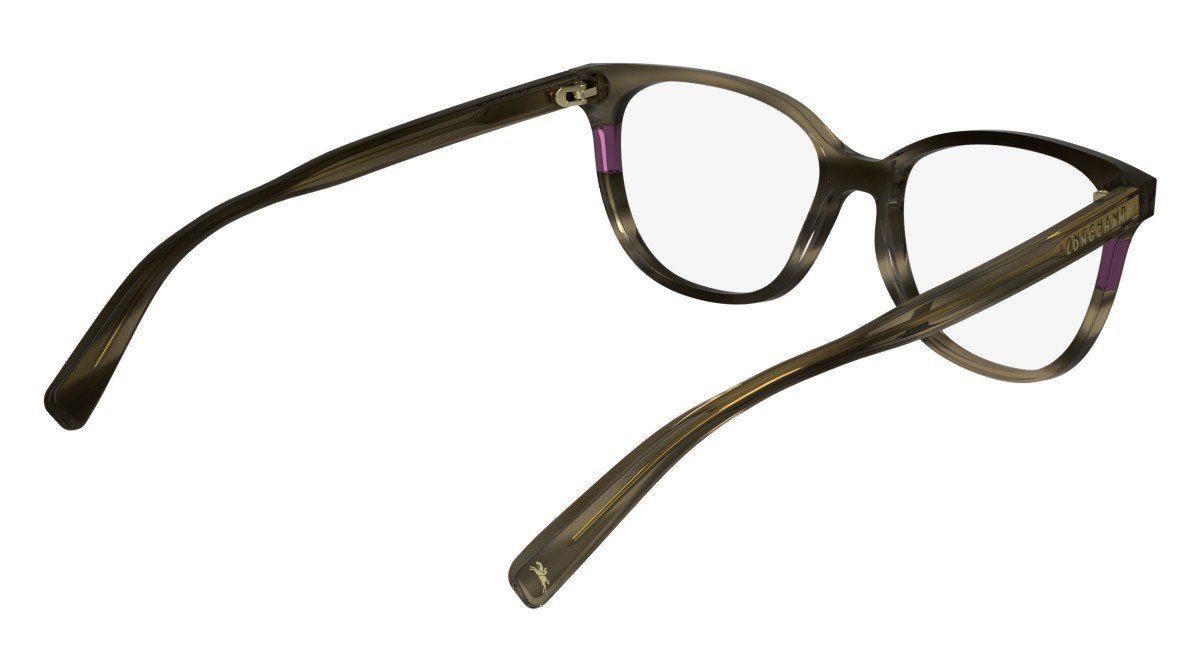 Occhiali da vista Longchamp LO2739 (211) colore striped brown forma rettangolare lenti demo