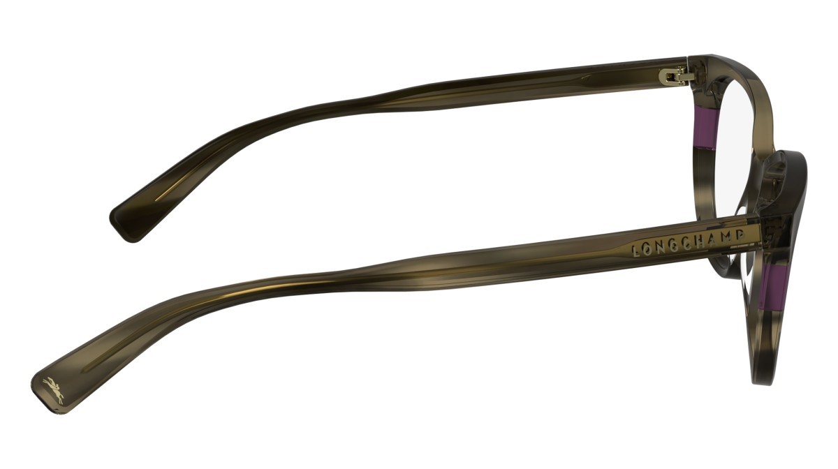 Occhiali da vista Longchamp LO2739 (211) colore striped brown forma rettangolare lenti demo