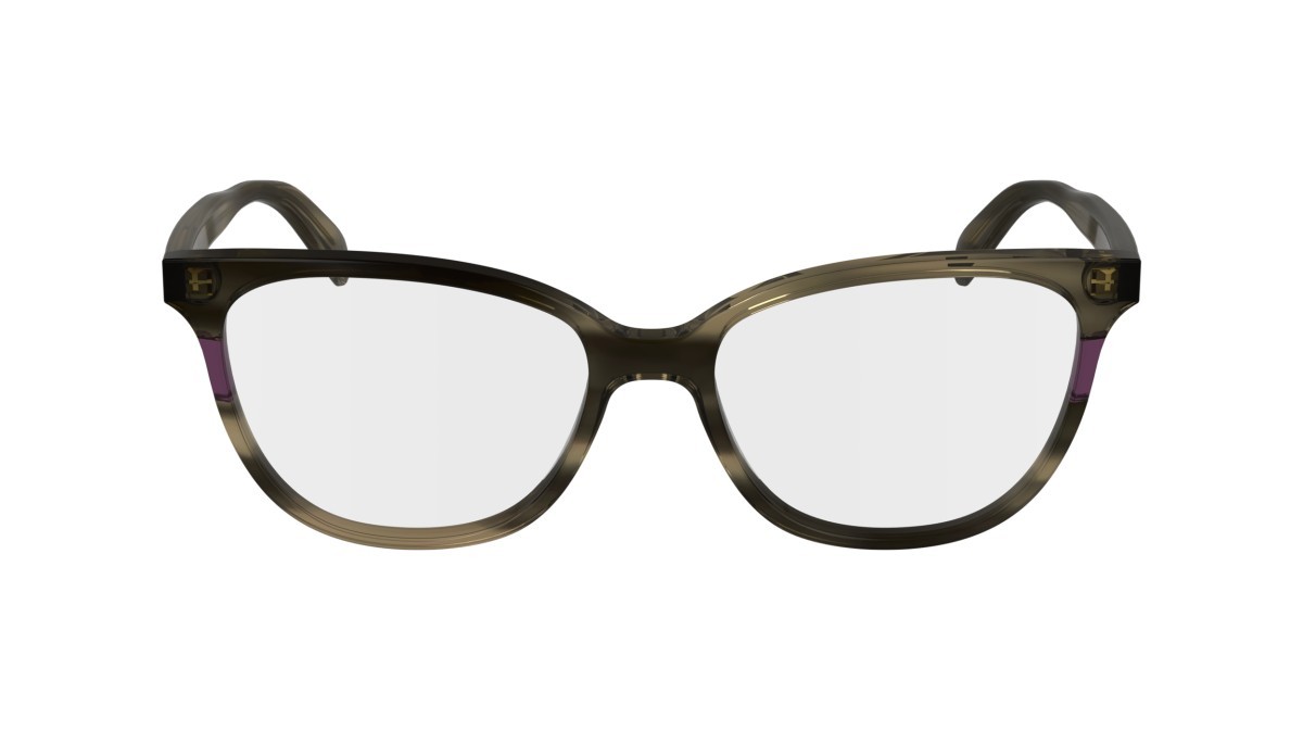 Occhiali da vista Longchamp LO2739 (211) colore striped brown forma rettangolare lenti demo