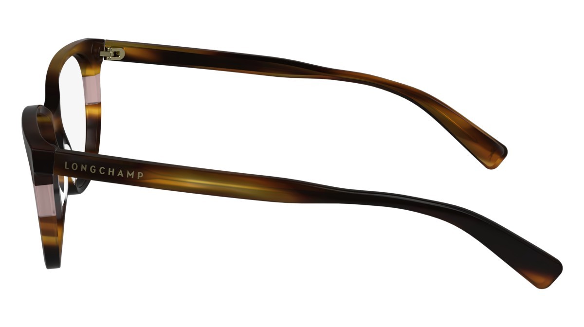 Occhiali da vista Longchamp LO2739 N (228) colore striped havana forma rettangolare 
