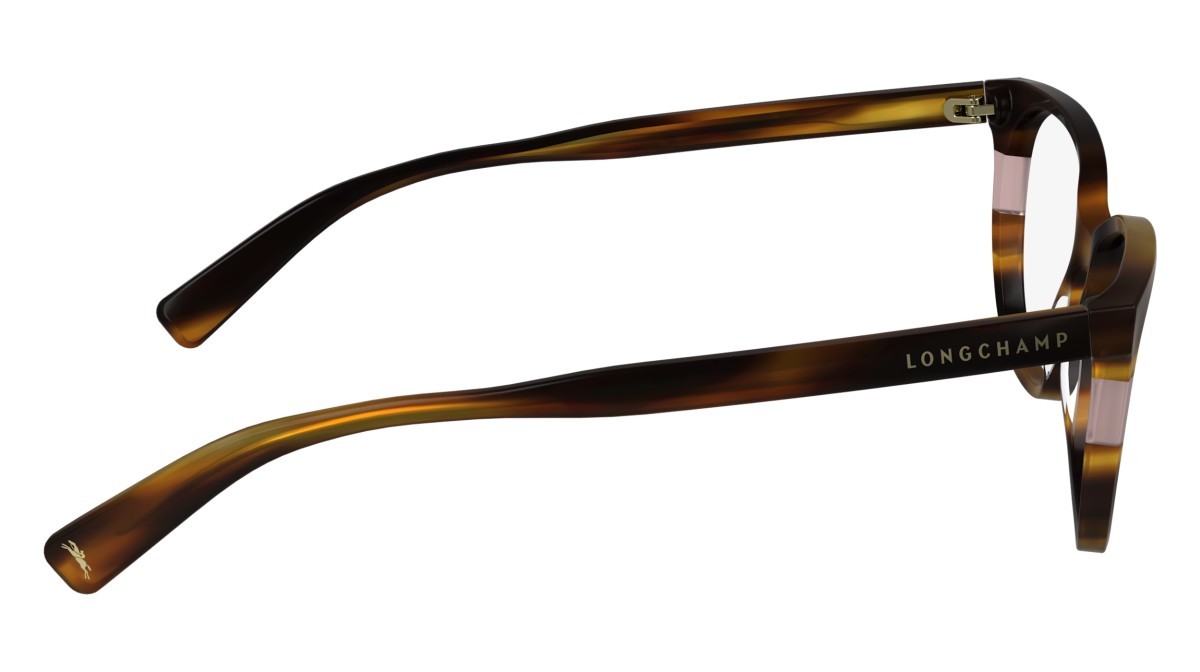 Occhiali da vista Longchamp LO2739 N (228) colore striped havana forma rettangolare 