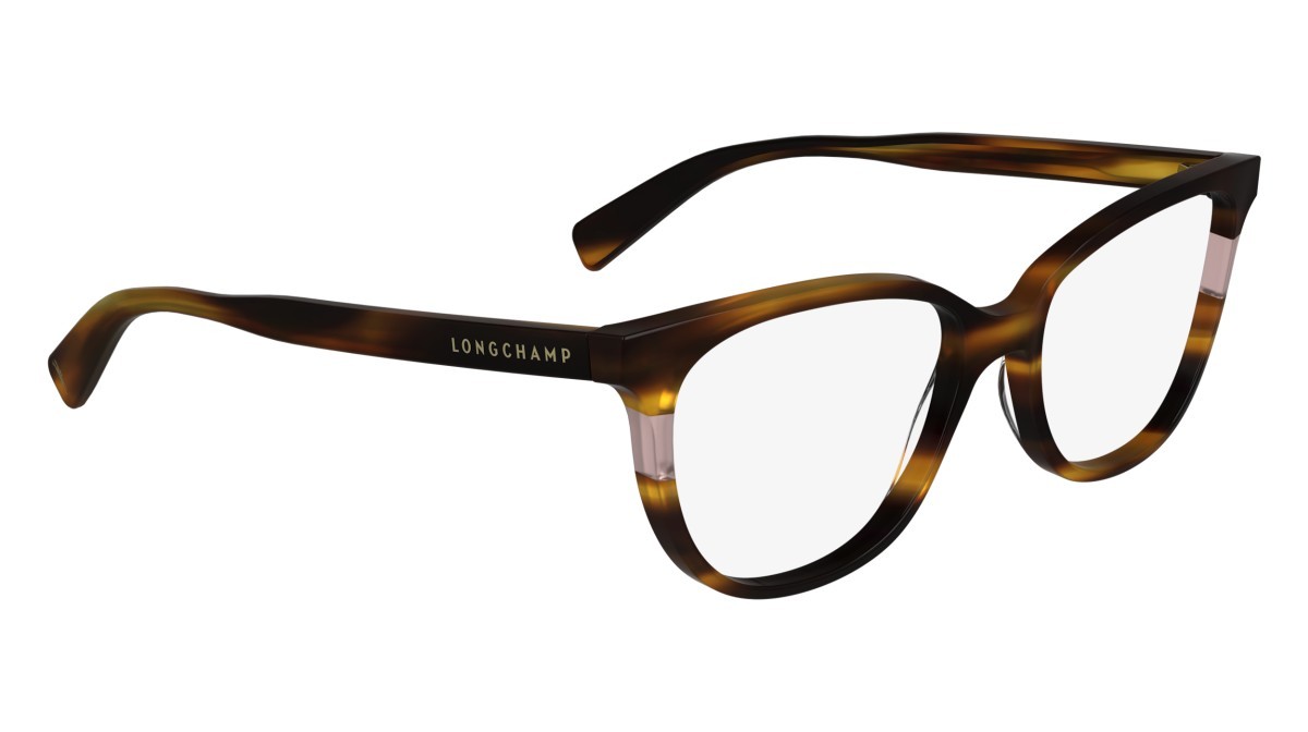 Occhiali da vista Longchamp LO2739 N (228) colore striped havana forma rettangolare 