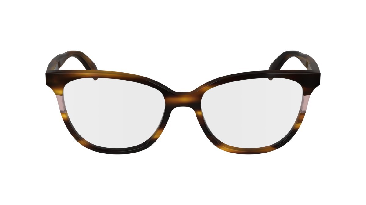 Occhiali da vista Longchamp LO2739 N (228) colore striped havana forma rettangolare 