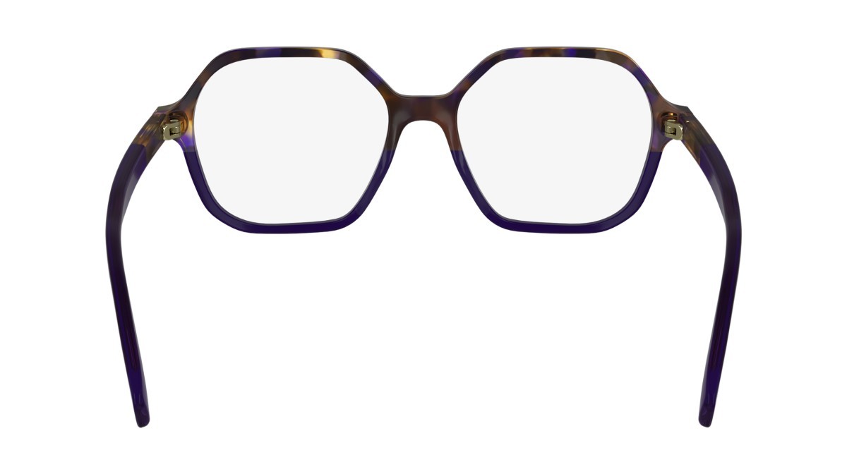Eyeglasses Longchamp LO2740 (505) color purple/havana shape rectangle lenses demo