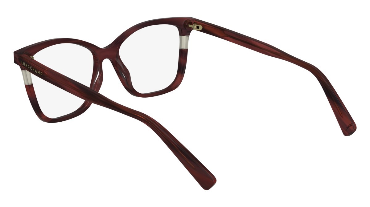 Occhiali da vista Longchamp LO2741 (607) colore striped red forma rettangolare lenti demo