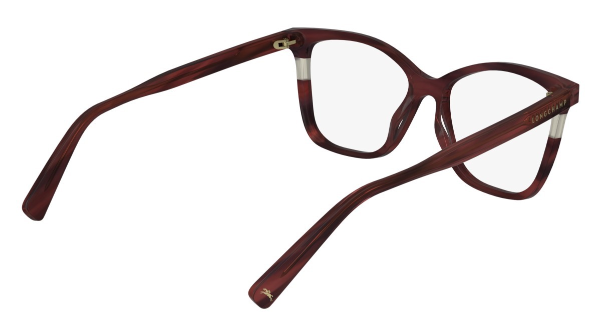 Occhiali da vista Longchamp LO2741 (607) colore striped red forma rettangolare lenti demo
