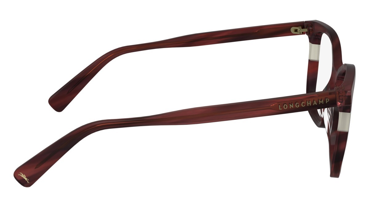 Occhiali da vista Longchamp LO2741 (607) colore striped red forma rettangolare lenti demo