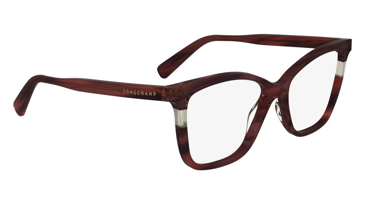 Occhiali da vista Longchamp LO2741 (607) colore striped red forma rettangolare lenti demo