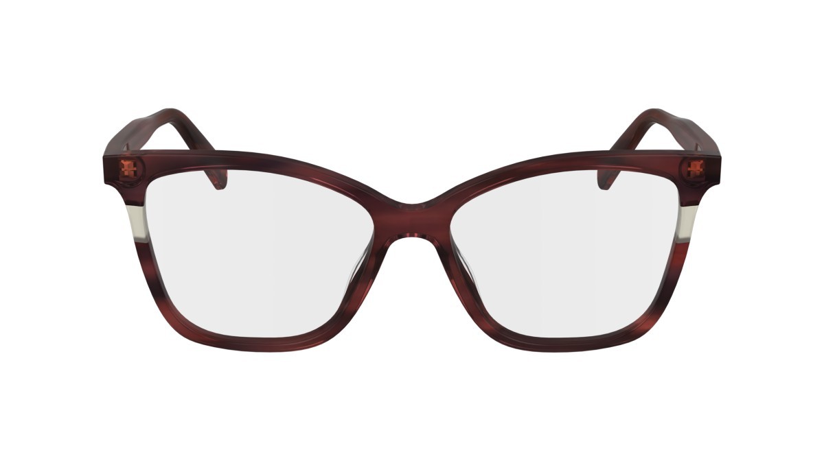 Occhiali da vista Longchamp LO2741 (607) colore striped red forma rettangolare lenti demo