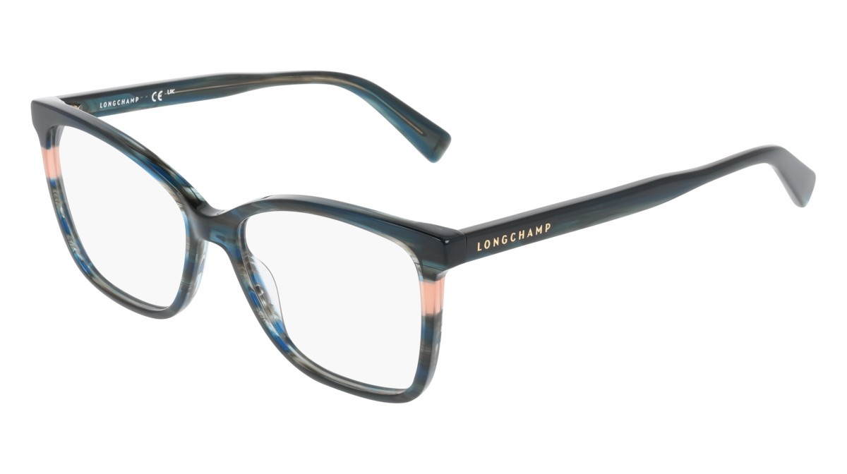 Brillen Longchamp LO2741LB N (308) farbe striped green form rechteckig 