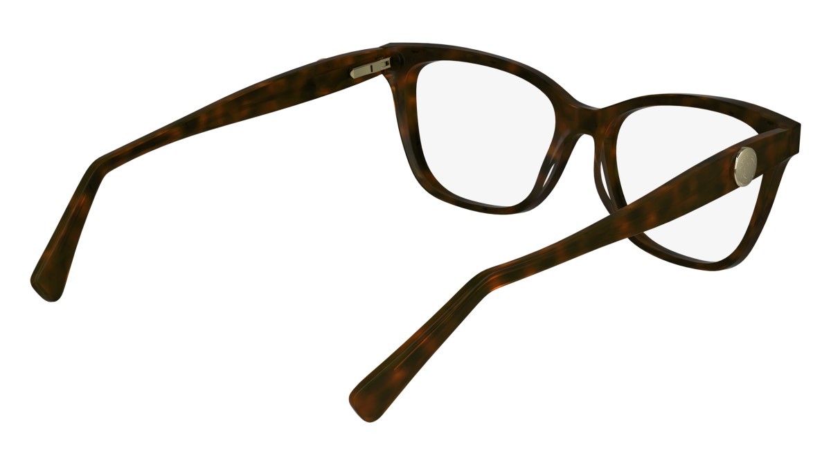 Brillen Longchamp LO2744 (242) farbe dark havana form rechteckig gläser demo