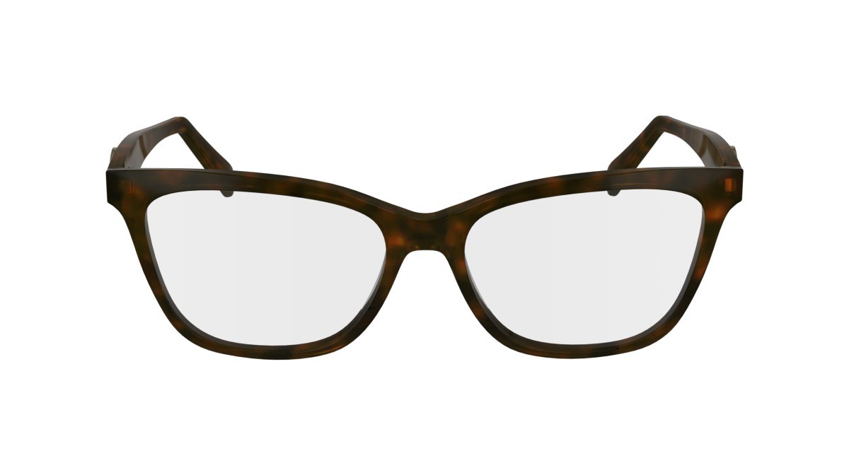 Brillen Longchamp LO2744 (242) farbe dark havana form rechteckig gläser demo