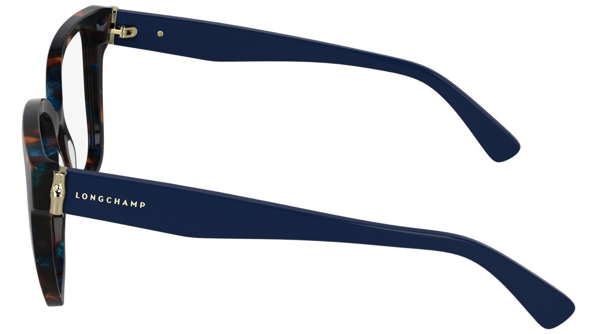 Occhiali da vista Longchamp LO2745 (433) colore blue brown havana forma rettangolare 