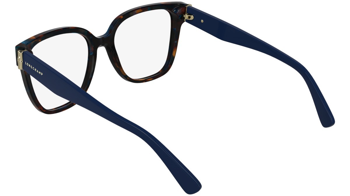 Occhiali da vista Longchamp LO2745 (433) colore blue brown havana forma rettangolare 