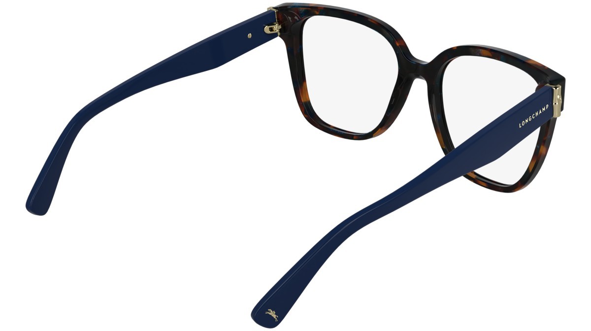 Occhiali da vista Longchamp LO2745 (433) colore blue brown havana forma rettangolare 