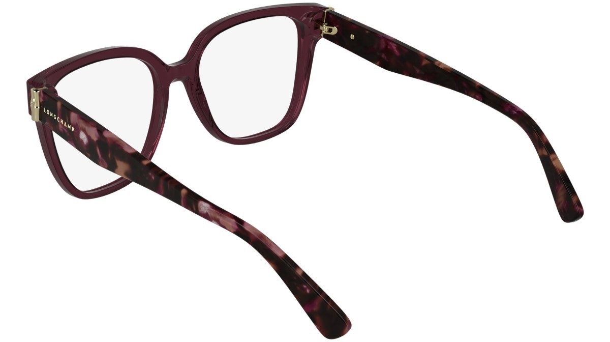 Occhiali da vista Longchamp LO2745 (601) colore transparent burgundy forma rettangolare 