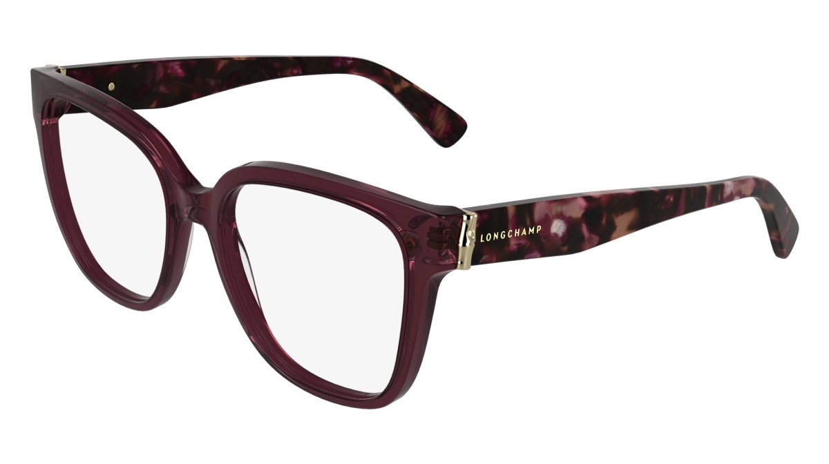 Occhiali da vista Longchamp LO2745 (601) colore transparent burgundy forma rettangolare 