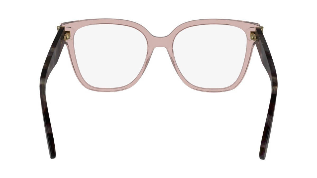 Occhiali da vista Longchamp LO2745 (690) colore transparent rose/havana forma rettangolare lenti demo