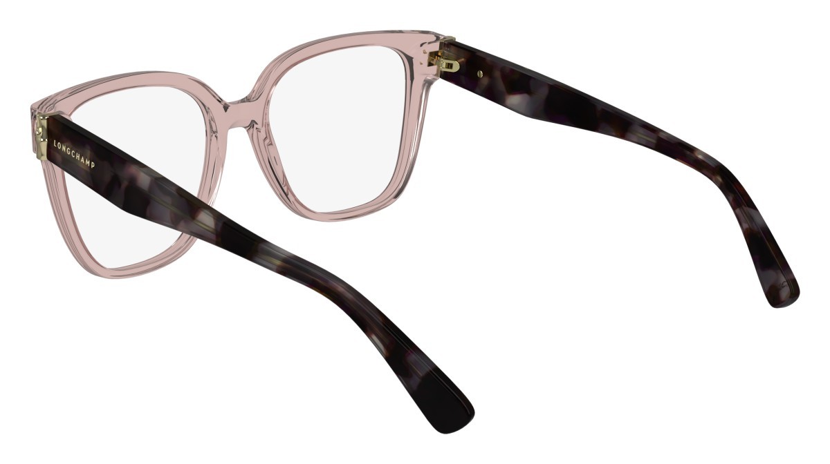Eyeglasses Longchamp LO2745 N (690) color transparent rose/havana shape rectangle 