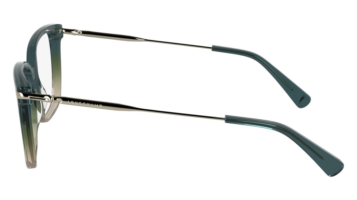 Eyeglasses Longchamp LO2751 (434) color transparent blue/beige shape rectangle lenses color 4