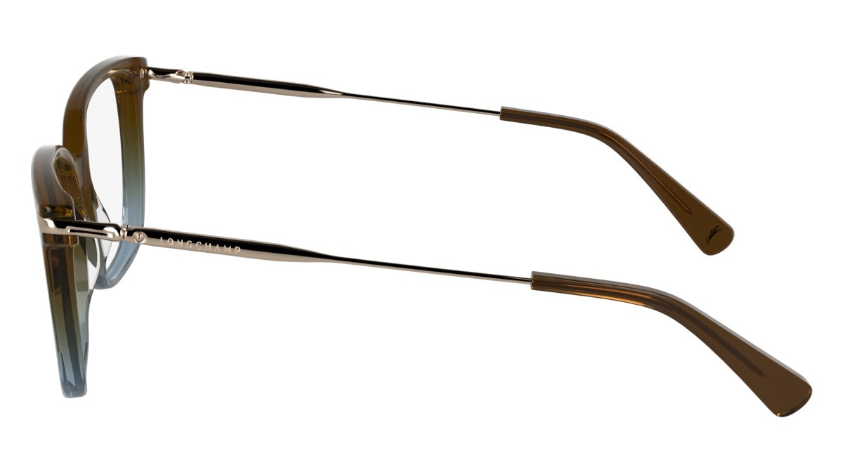 Eyeglasses Longchamp LO2751 N (208) color transparent brown/azure shape rectangle 