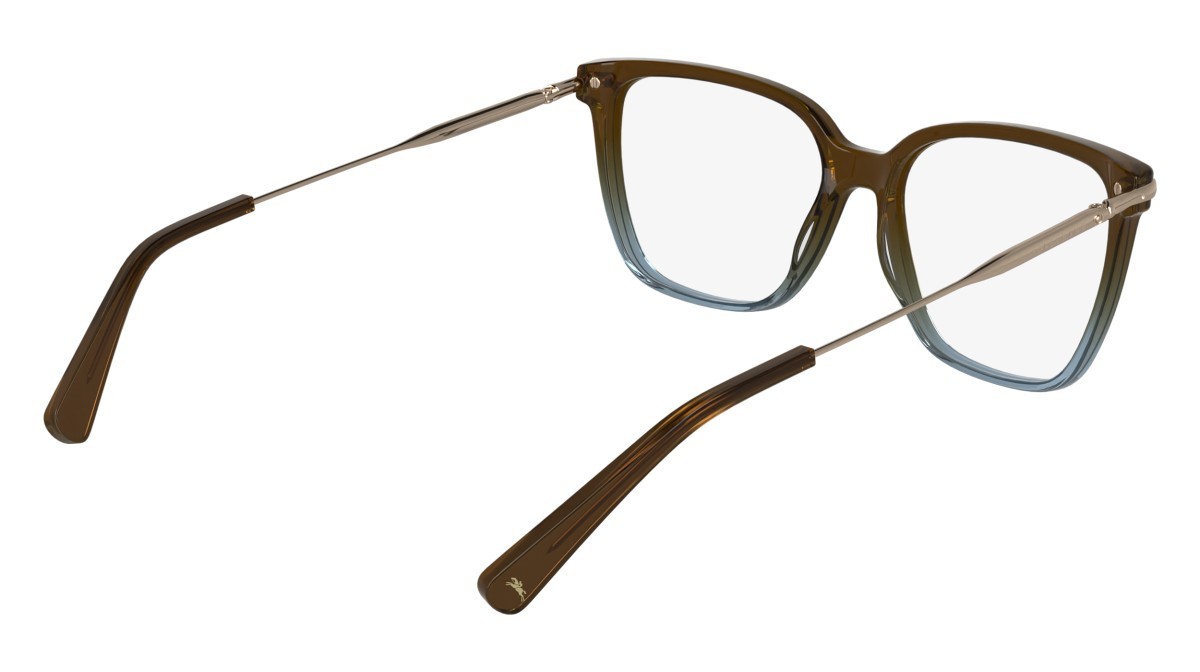 Eyeglasses Longchamp LO2751 N (208) color transparent brown/azure shape rectangle 