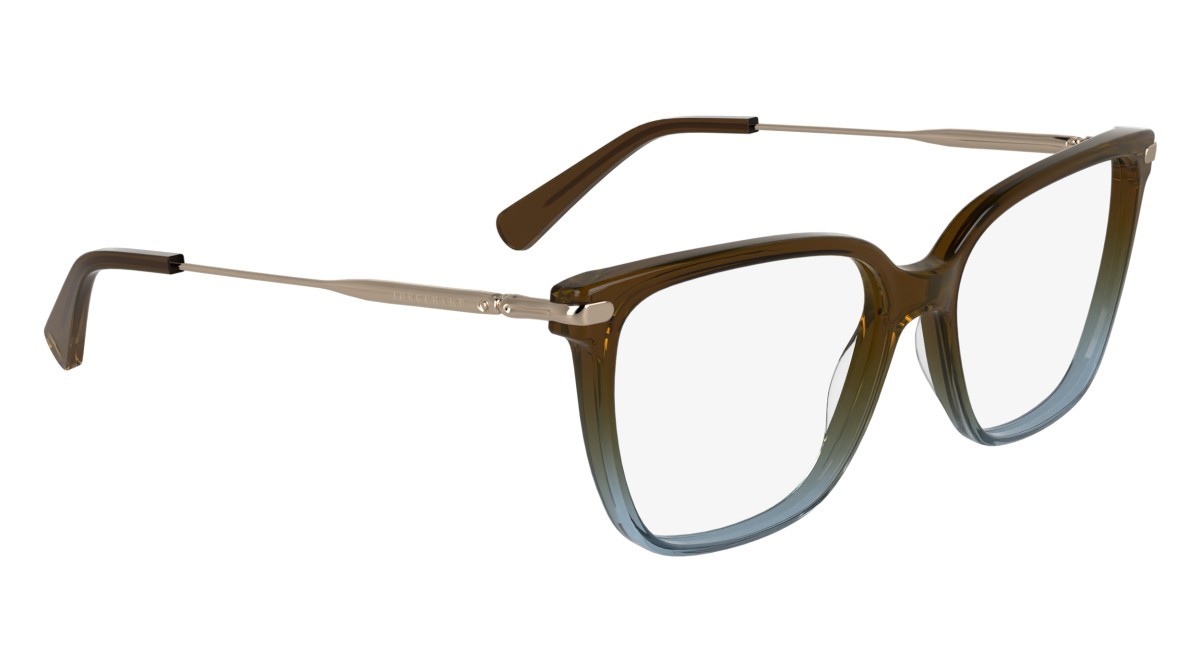 Eyeglasses Longchamp LO2751 N (208) color transparent brown/azure shape rectangle 