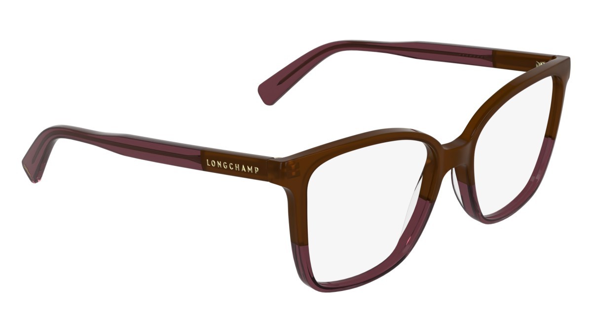 Eyeglasses Longchamp LO2753 (216) color opaline brown/wine shape butterfly 
