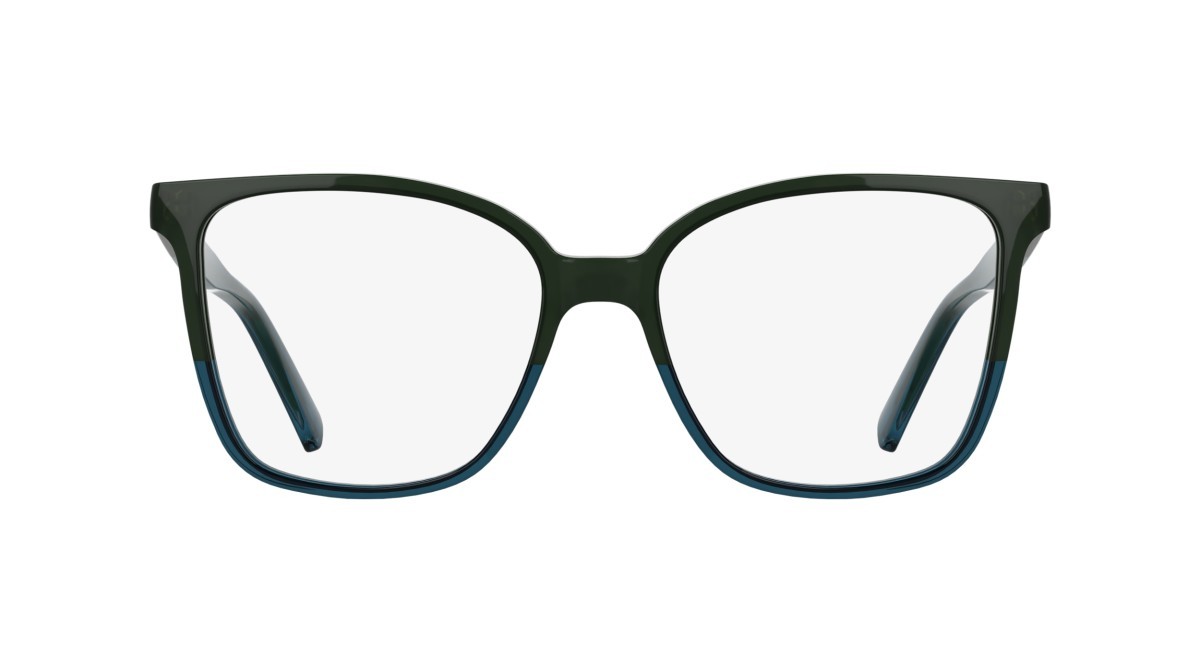 Occhiali da vista Longchamp LO2753 (313) colore opaline green/petrol forma farfalla 