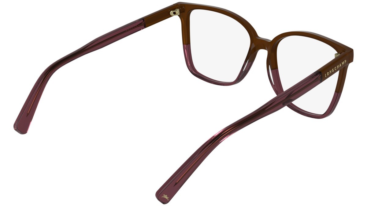 Occhiali da vista Longchamp LO2753 N (216) colore opaline brown/wine forma farfalla 