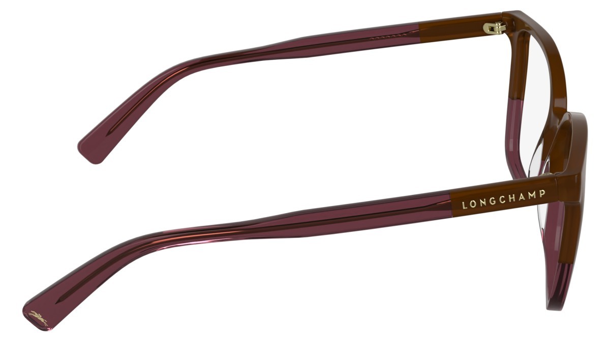 Occhiali da vista Longchamp LO2753 N (216) colore opaline brown/wine forma farfalla 