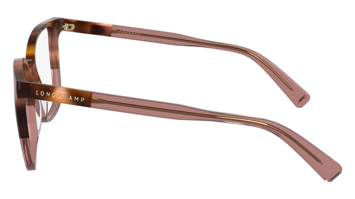 Occhiali da vista Longchamp LO2753 N (219) colore brown rose havana/rose forma farfalla 