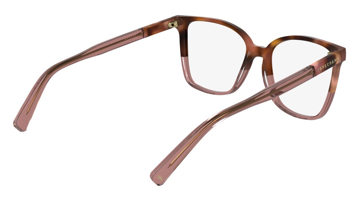 Occhiali da vista Longchamp LO2753 N (219) colore brown rose havana/rose forma farfalla 