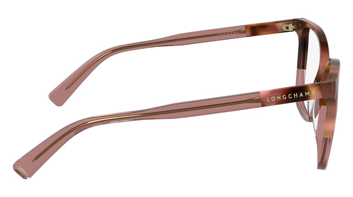 Occhiali da vista Longchamp LO2753 N (219) colore brown rose havana/rose forma farfalla 