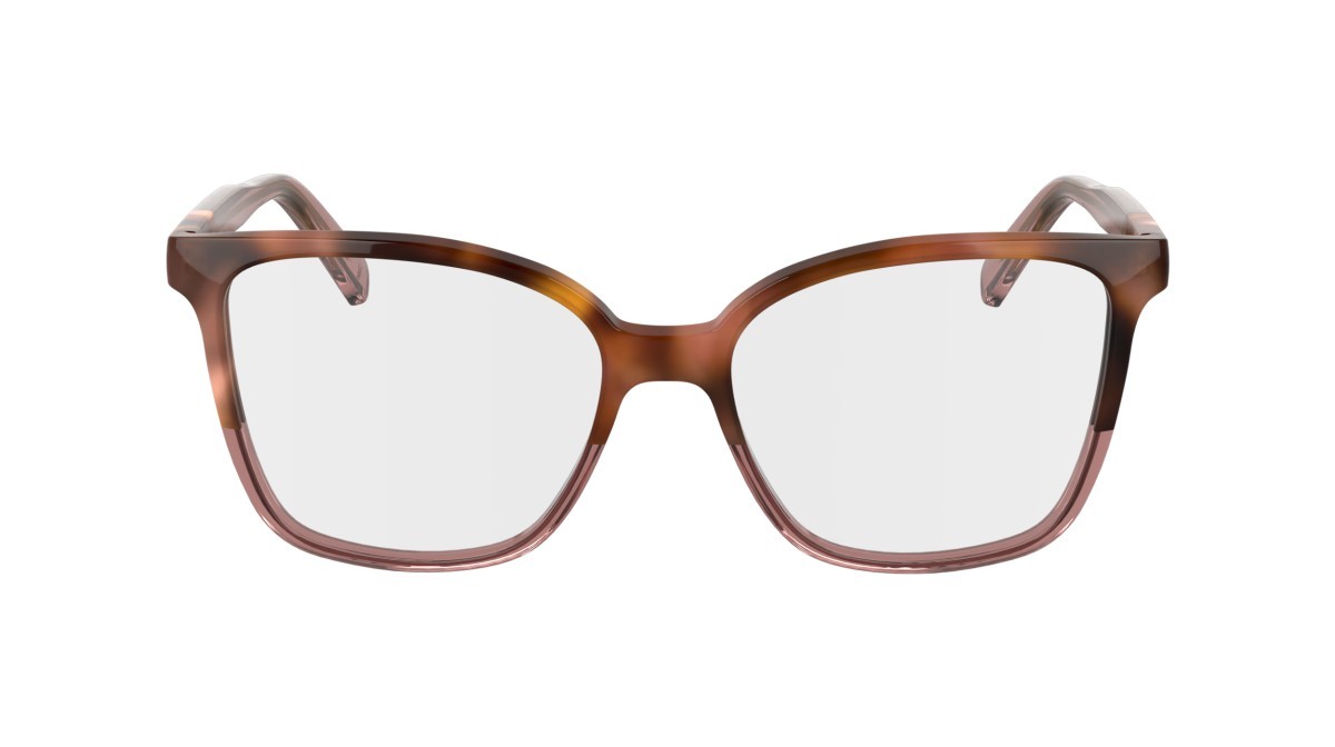 Occhiali da vista Longchamp LO2753 N (219) colore brown rose havana/rose forma farfalla 