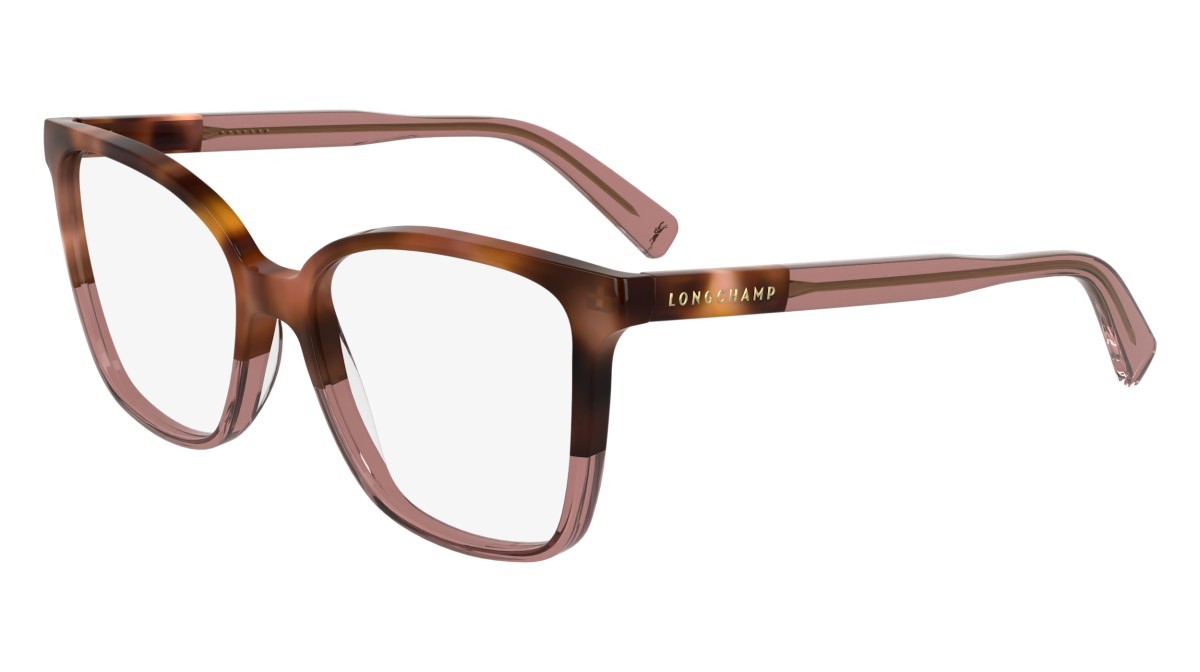 Occhiali da vista Longchamp LO2753 N (219) colore brown rose havana/rose forma farfalla 