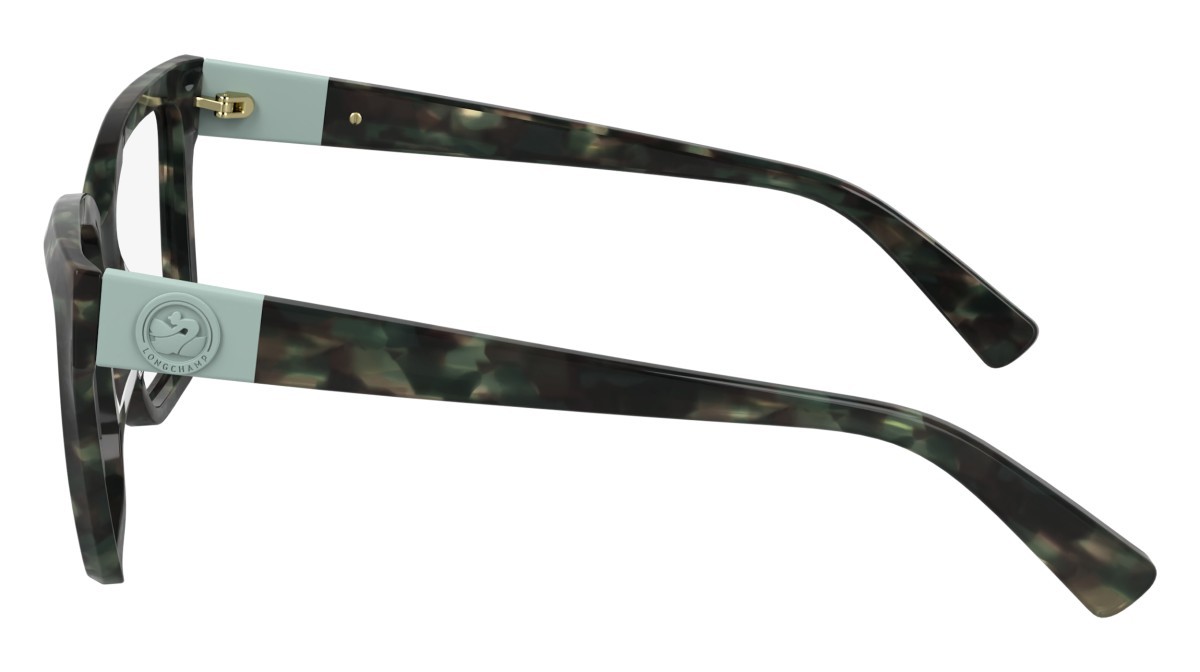Occhiali da vista Longchamp LO2754 (306) colore textured green forma rettangolare lenti color 4