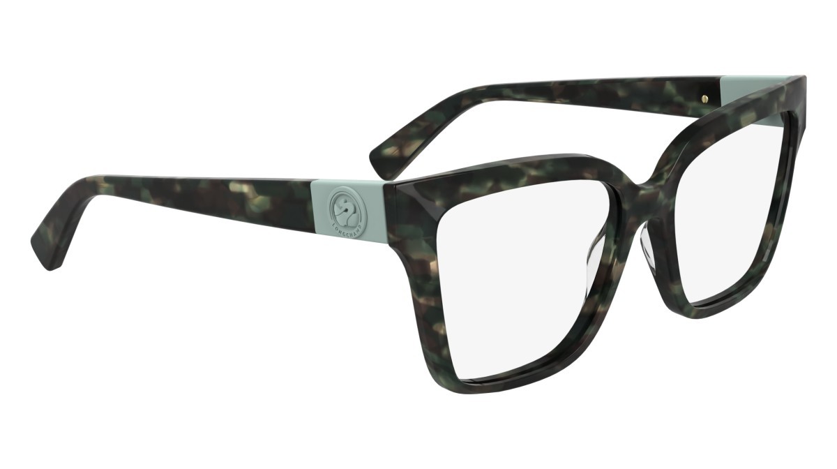 Occhiali da vista Longchamp LO2754 (306) colore textured green forma rettangolare lenti color 4