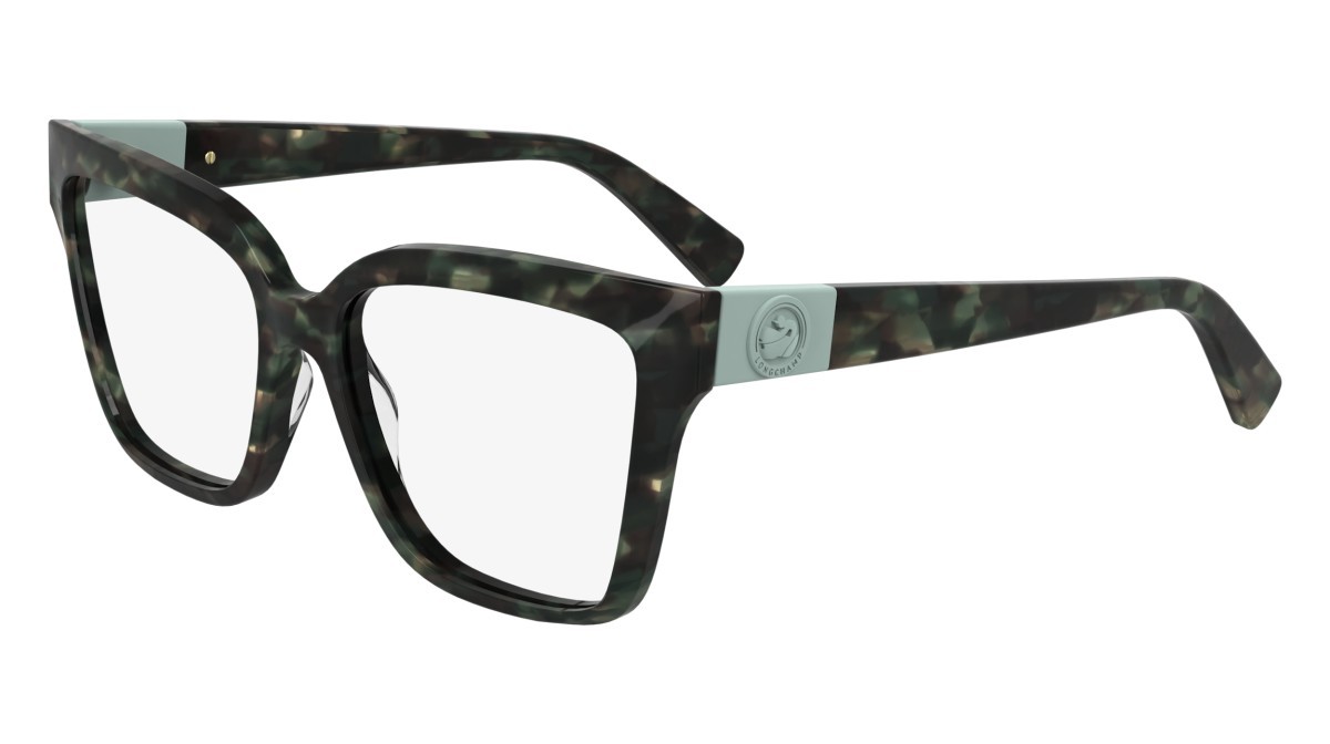 Occhiali da vista Longchamp LO2754 (306) colore textured green forma rettangolare lenti color 4