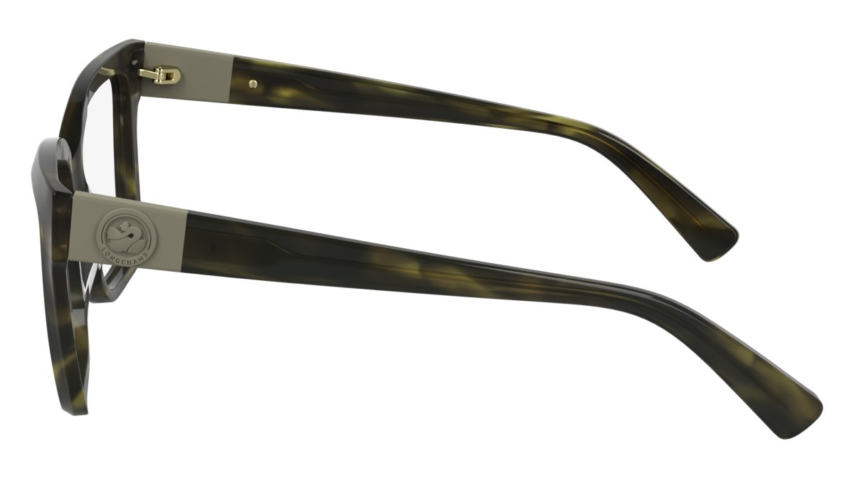 Occhiali da vista Longchamp LO2754 (308) colore striped green forma rettangolare lenti color 2