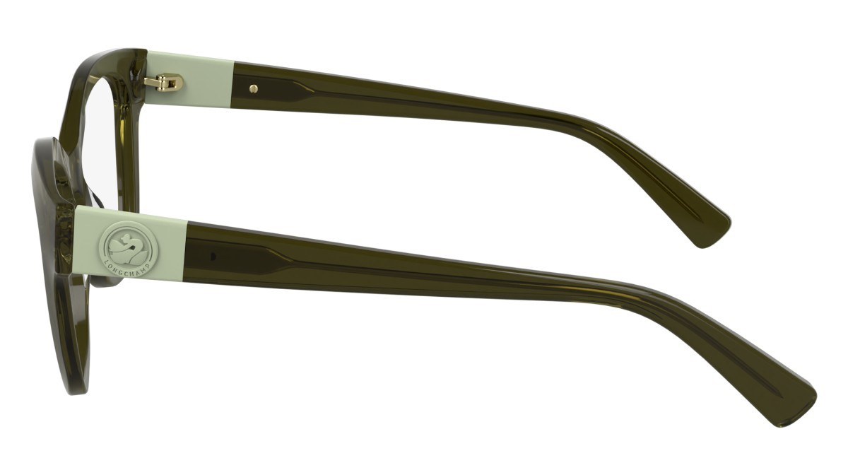 Brillen Longchamp LO2755 (300) farbe transparent green form rechteckig gläser color 3
