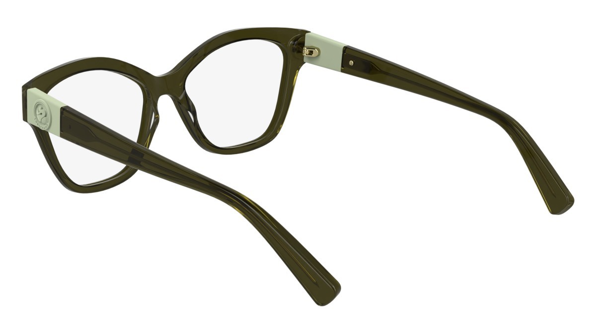 Brillen Longchamp LO2755 (300) farbe transparent green form rechteckig gläser color 3
