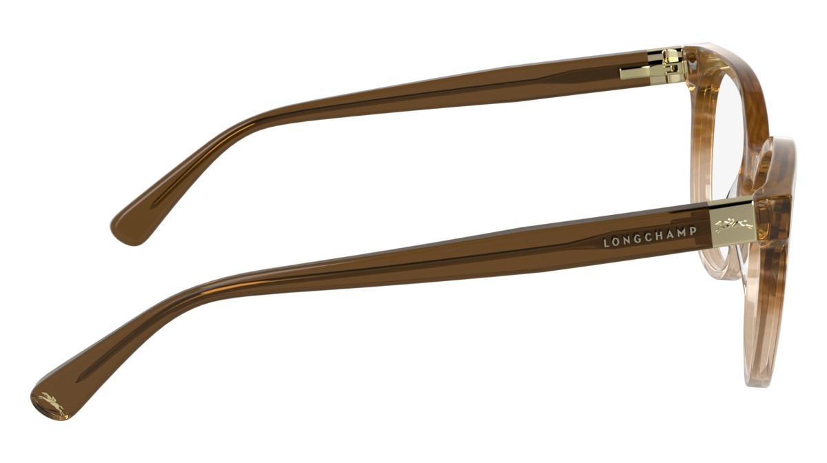 Occhiali da vista Longchamp LO2756 (211) colore striped brown forma rettangolare lenti color 2