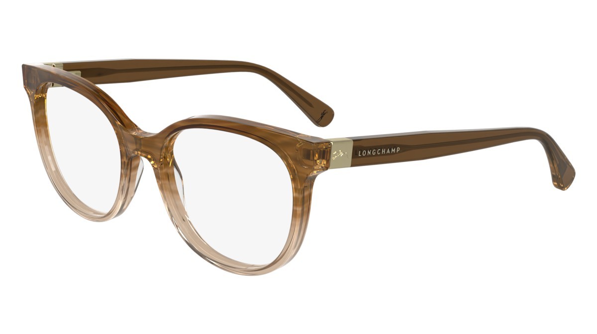 Occhiali da vista Longchamp LO2756 (211) colore striped brown forma rettangolare lenti color 2
