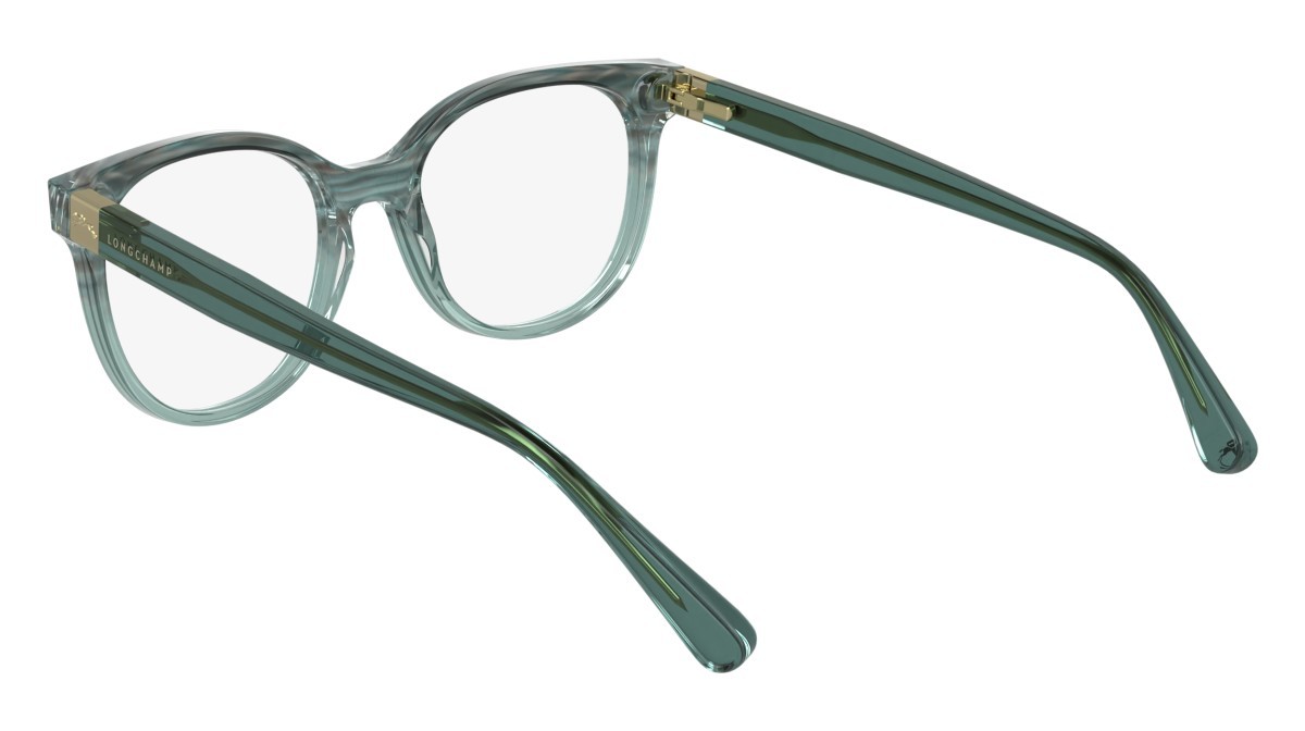 Occhiali da vista Longchamp LO2756 (427) colore striped petrol forma rettangolare lenti color 3