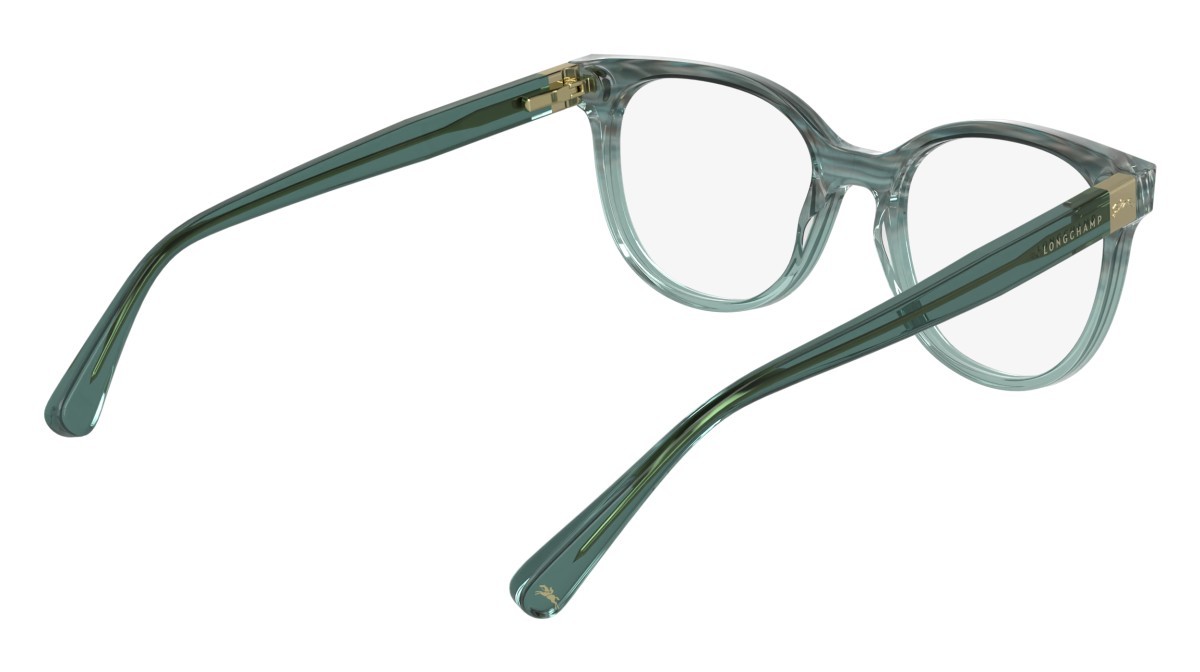 Occhiali da vista Longchamp LO2756 (427) colore striped petrol forma rettangolare lenti color 3